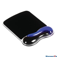 Podkadka KENSINGTON Crystal Mouse Pad- Wave niebiesko-czarna 62401
