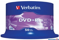 Pyta DVD+R VERBATIM CAKE(50) Matt Silver 4.7GB x16 43550