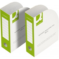 Pojemnik na dokumenty Q-CONNECT, karton, otwarte, A4/100mm, zielone